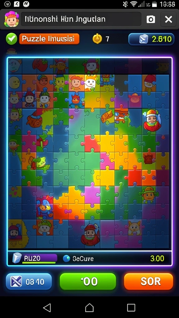 Tampilan grafis yang memukau di level pertama.