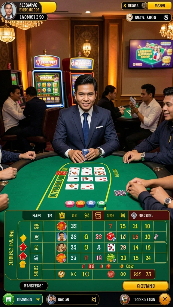 Tampilan menarik dengan banyak pilihan permainan.