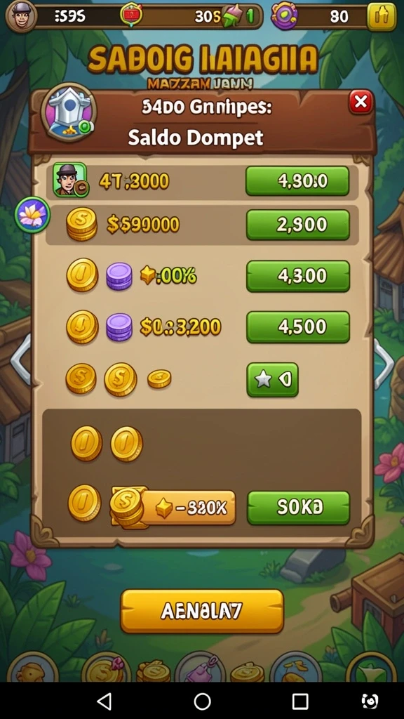 Tampilan karakter menarik dalam game.