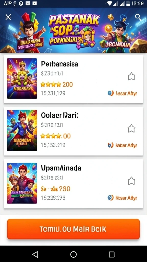Berbagai karakter unik untuk dipilih dan dimainkan.