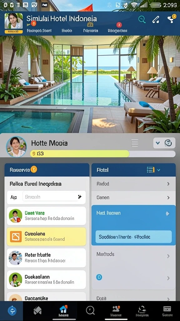 Fitur turnamen yang mengasyikkan dan kompetitif.