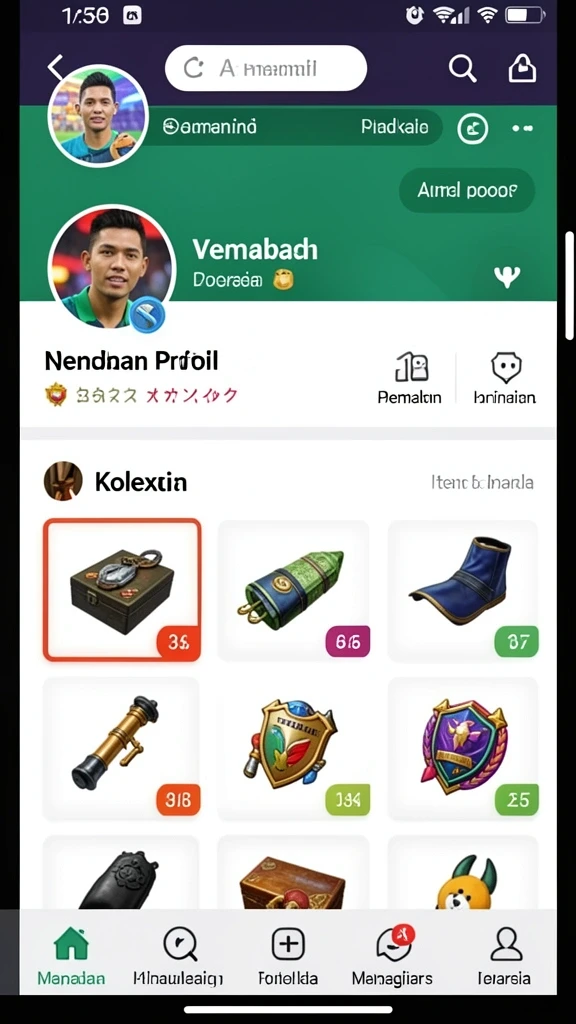 Tampilan antarmuka yang menarik dan user-friendly.