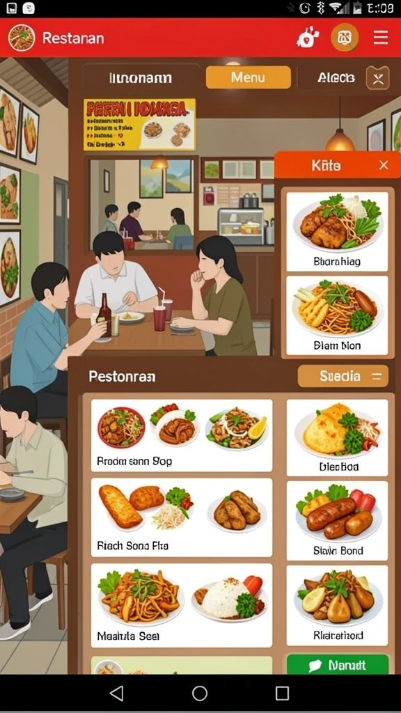 Antarmuka pengguna yang sederhana dan mudah dinavigasi.