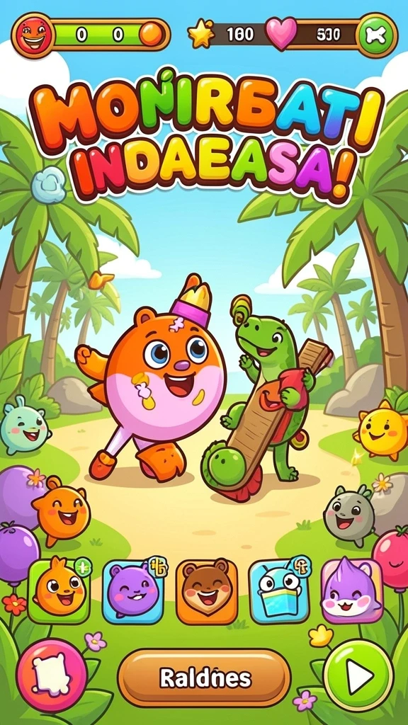 Karakter-karakter unik dalam game DAX69 yang bisa dipilih.