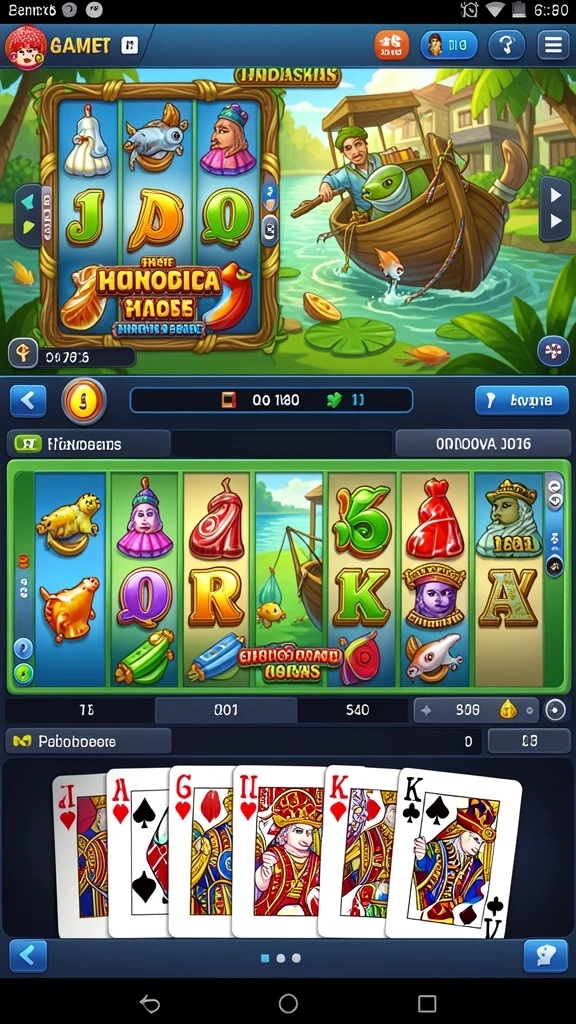 Pemandangan alam yang indah di level terbaru.