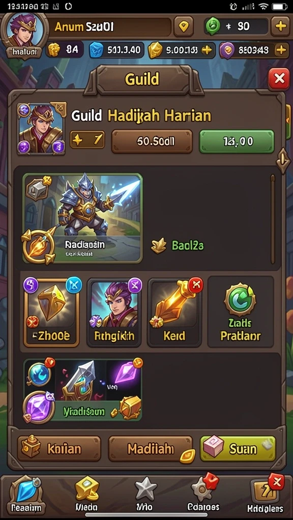 Tampilan awal game EOS77 yang memukau.