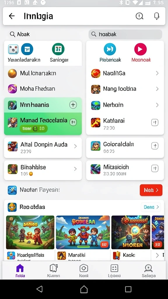 Screenshoot dari gameplay yang penuh aksi dan tantangan.