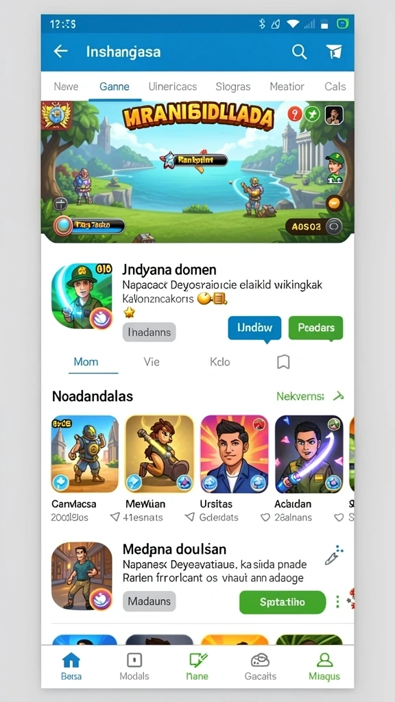 Beragam permainan seru untuk dinikmati setiap hari.