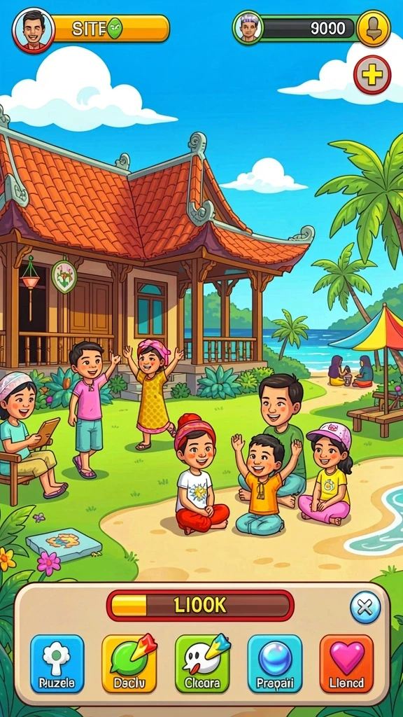 Karakter unik yang dapat disesuaikan sesuai keinginan.