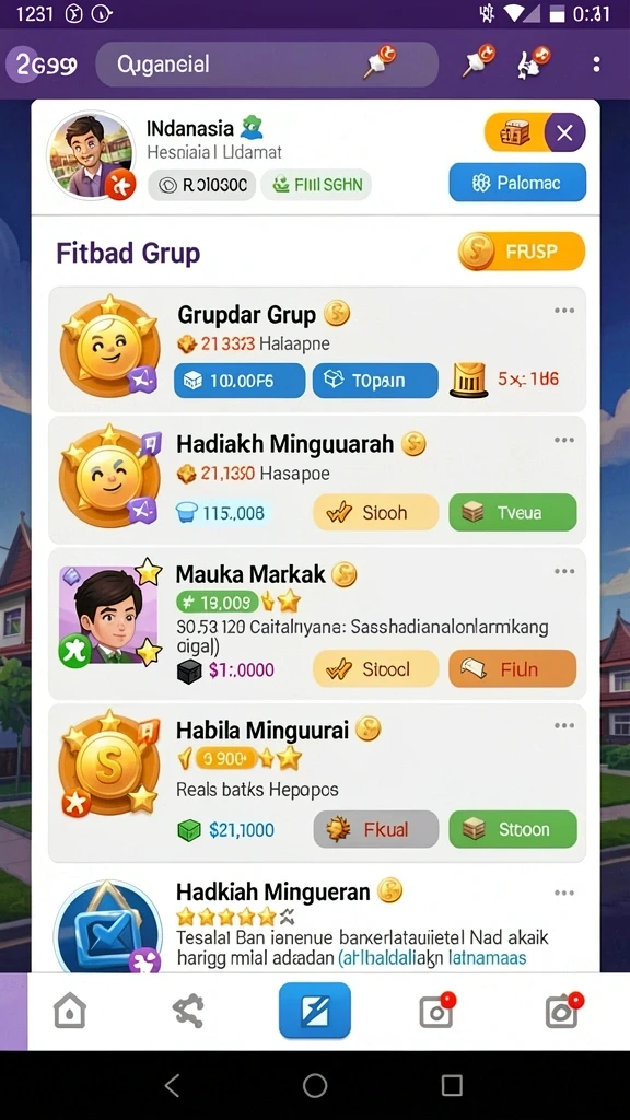 Karakter unik dengan kemampuan berbeda.
