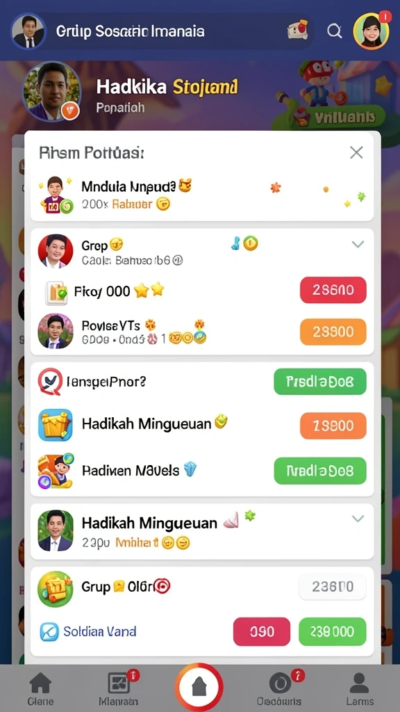 Fitur bonus menarik yang menambah keseruan bermain.