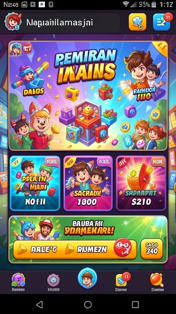 Screenshot menunjukkan tampilan antarmuka JKTOK yang menarik.