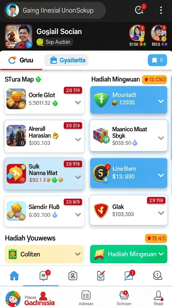 Sistem reward yang memotivasi pemain untuk menang.