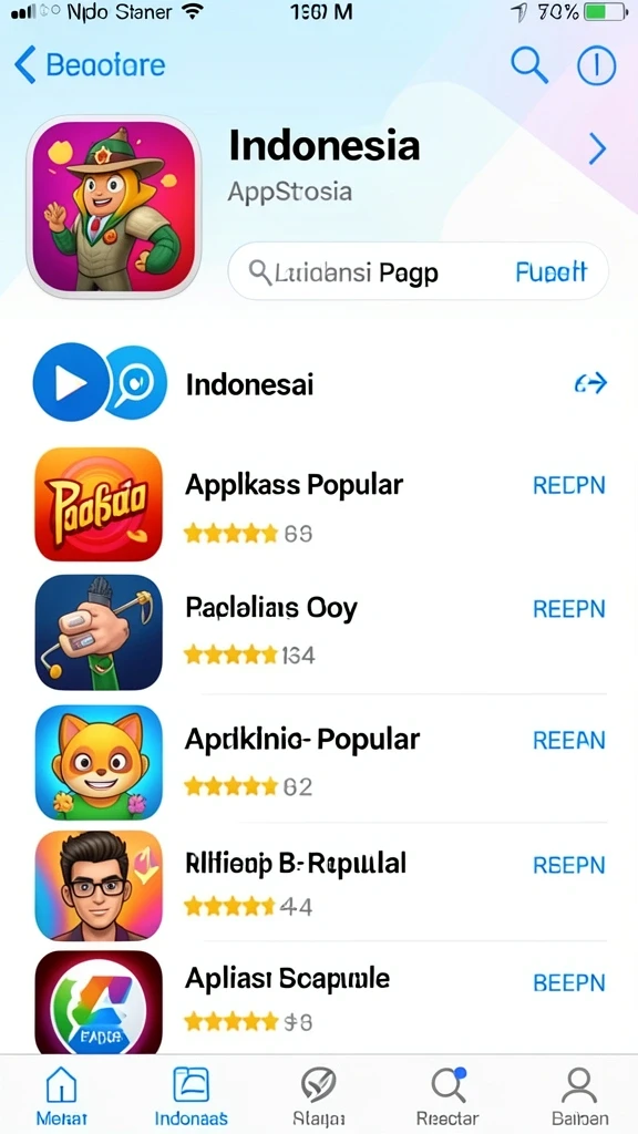 Tampilan level petualangan yang mengesankan.