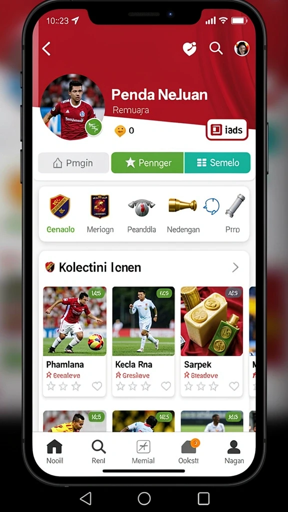 Karakter unik yang dapat dipilih sesuai keinginan.