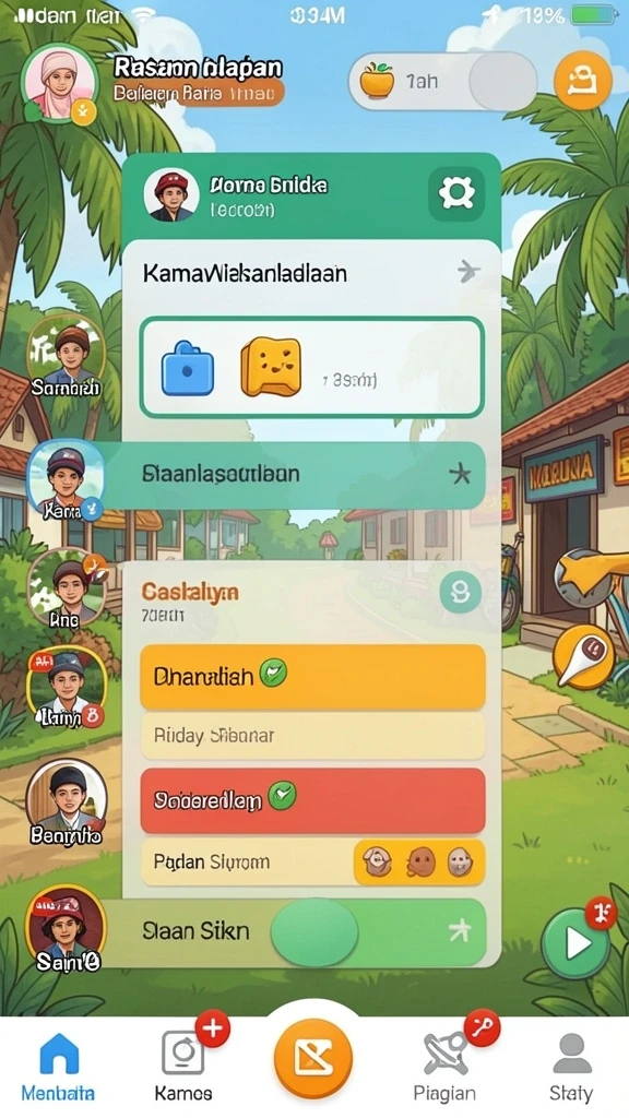 Mode permainan yang seru dan menantang.