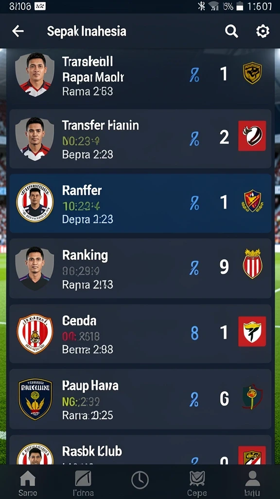 Banyak pilihan angka untuk dimainkan.