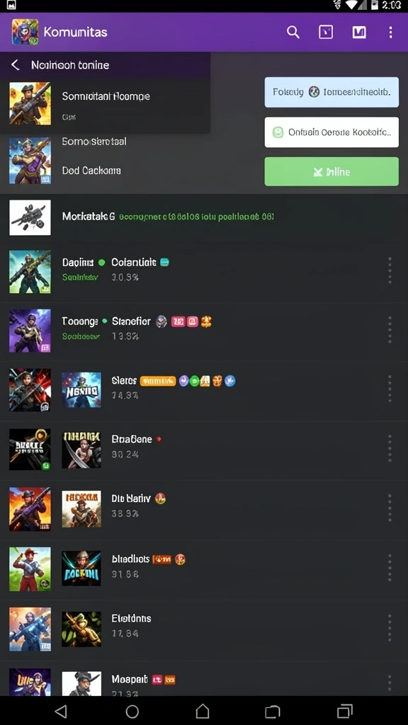 Tangkapan layar menggambarkan mode multiplayer yang menarik.