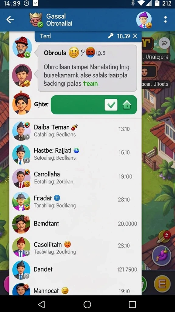 Antarmuka pengguna MEGAHOKI yang menarik dan mudah dipahami.