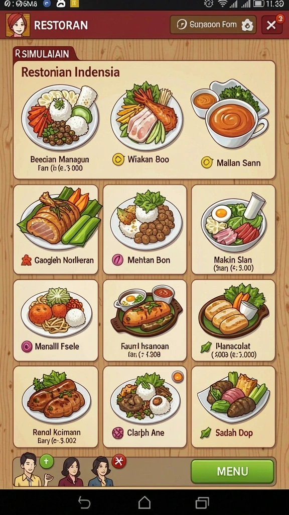 Tangkapan layar menampilkan antarmuka permainan yang intuitif.