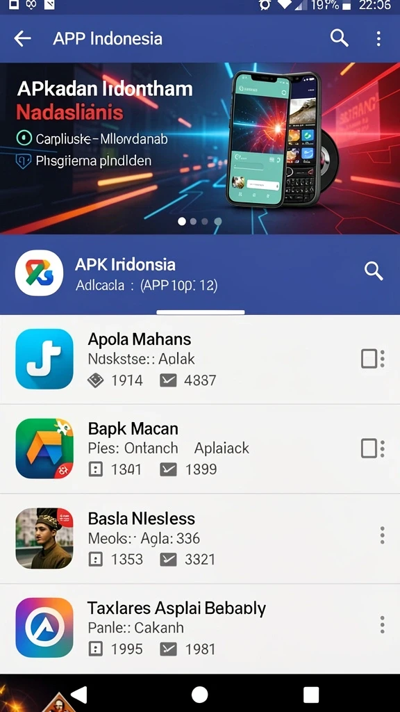 Tampilan awal yang memikat untuk memulai permainan.