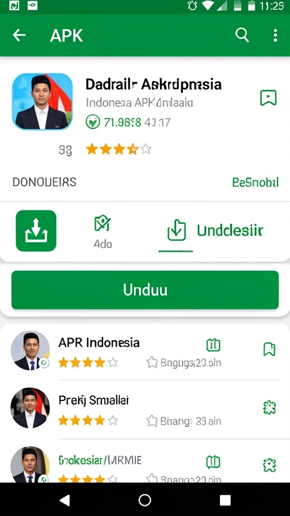 Tampilan awal yang menarik dan mudah digunakan.