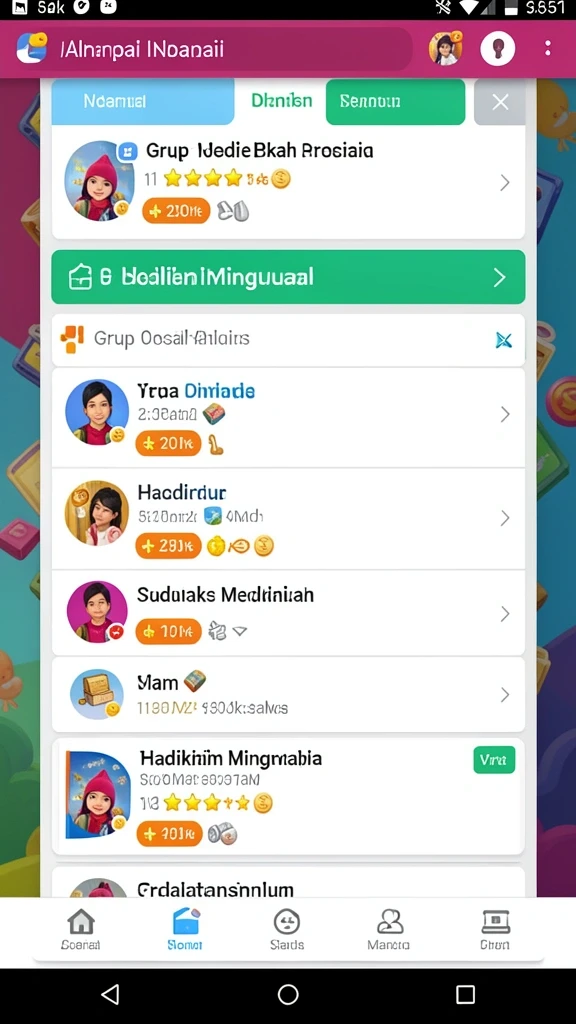 Penghargaan harian yang menarik untuk pemain.