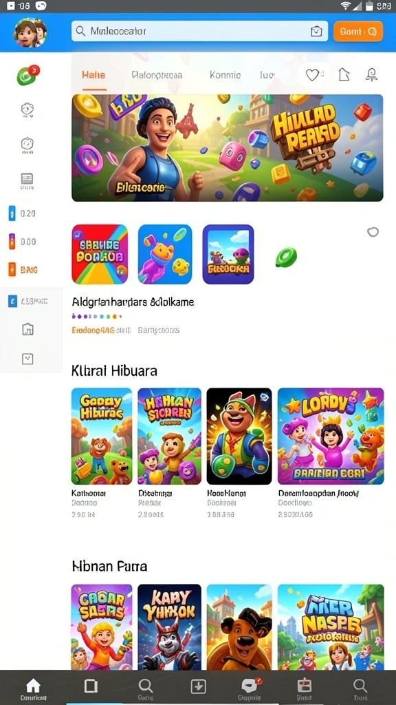 Tampilan antarmuka yang user-friendly.