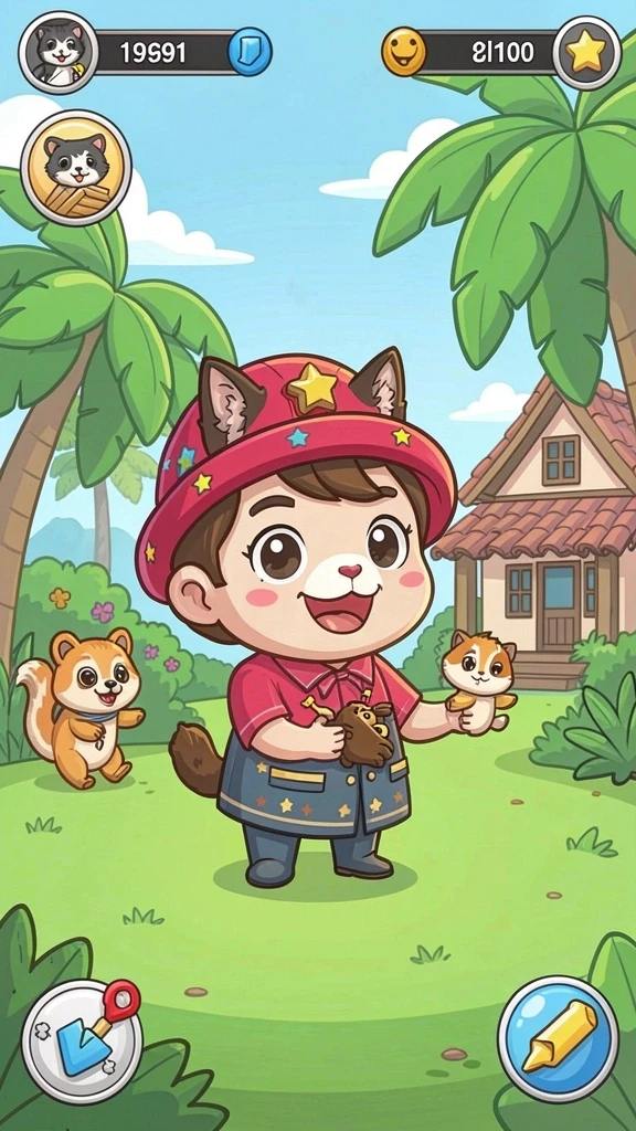 Tangkapan layar menunjukkan tampilan utama game TOOPGWS.