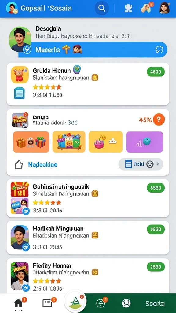 Screenshot menunjukkan karakter utama dalam aksi.