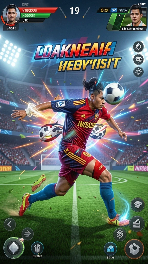 Visual menakjubkan dari salah satu level menantang.