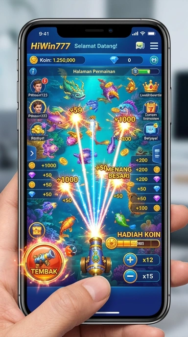 hiwin777 — layar beranda